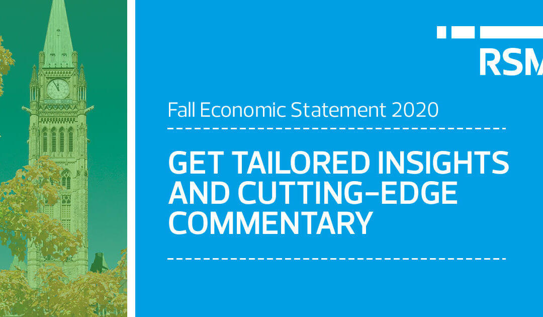 2020 Fall Economic Statement: Detailed commentary
